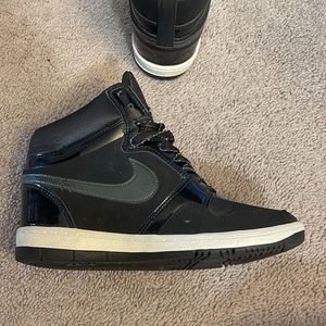 Nike force sky high sneaker wedge